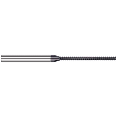 End Mill For Exotic Alloys - Square, 0.0620 (1/16), Length Of Cut: 0.9500